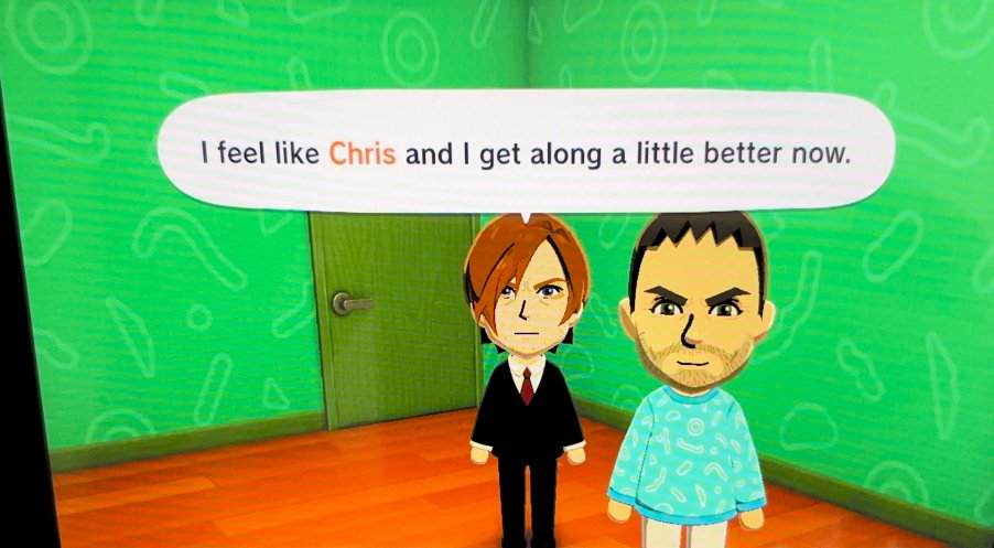 AruSauce's tweet photo. Typical Leon S. Kennedy
#TomodachiLife https://t.co/4zDgam2ugu