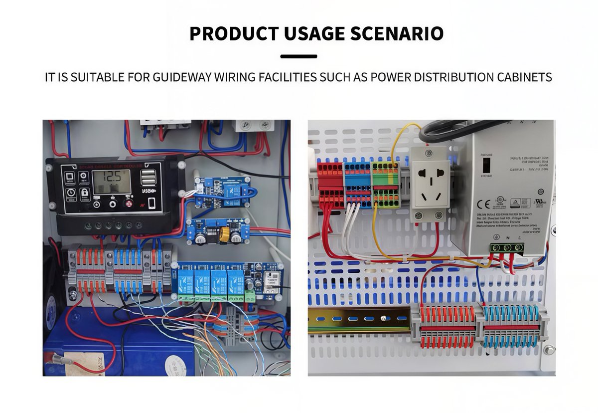 JINHConnector's tweet photo. Terminal block solutions for power distribution cabinets ⚡Secure, modular &amp; efficient wiring for guideway systems. Explore Jinghong Electrical innovations today. 
🌐 https://t.co/EqXj4P7jnp 
✉️ jhele5@cnjhele.com
#jinghongelectrical #terminalblock #electrical #wiring #automation https://t.co/oaFucXX6HD