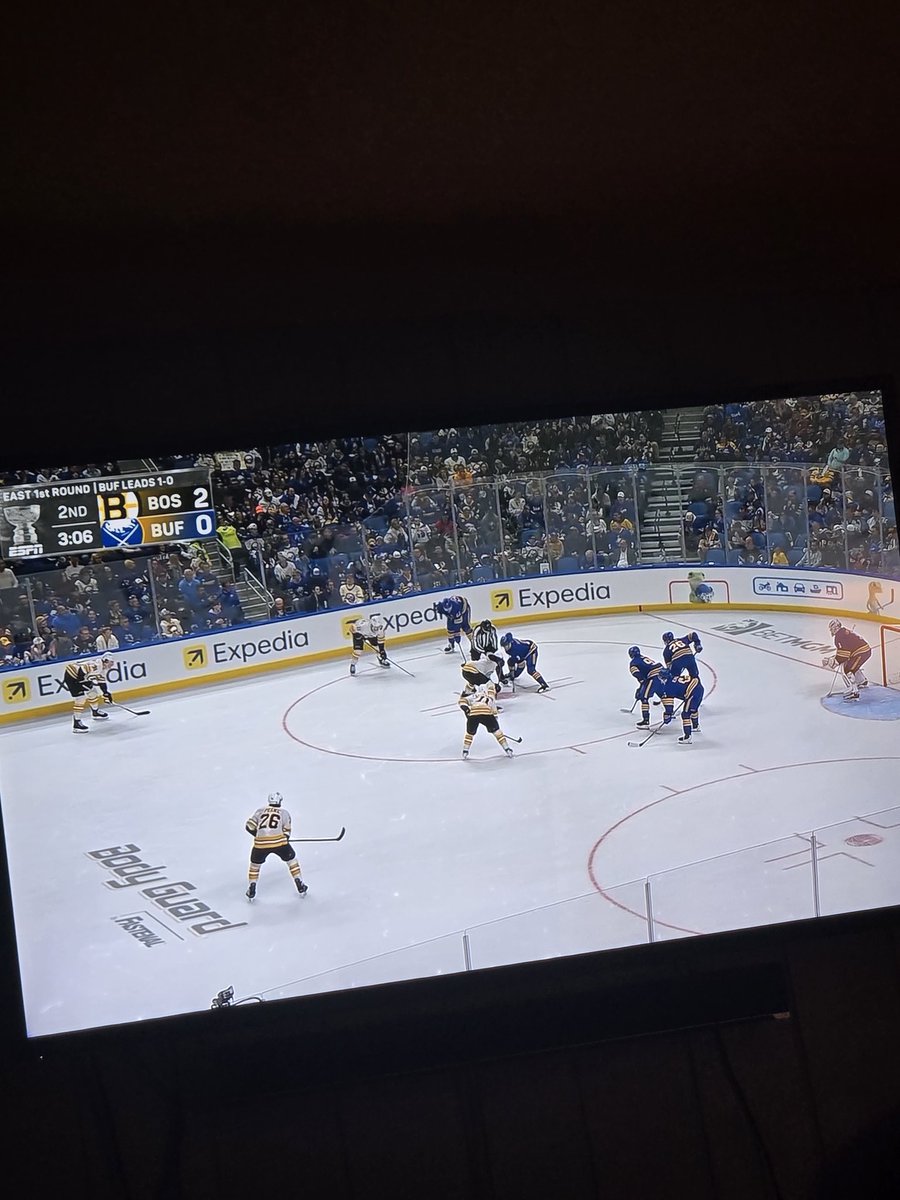 maria_rustman's tweet photo. Never in my life did I think I would jump on the @BuffaloSabres bandwagon. However the minute I jump on they start lossing. Do I have to sacrifice myself and jump off in hopes they start beating the @NHLBruins ? https://t.co/S5ZgJRTynX