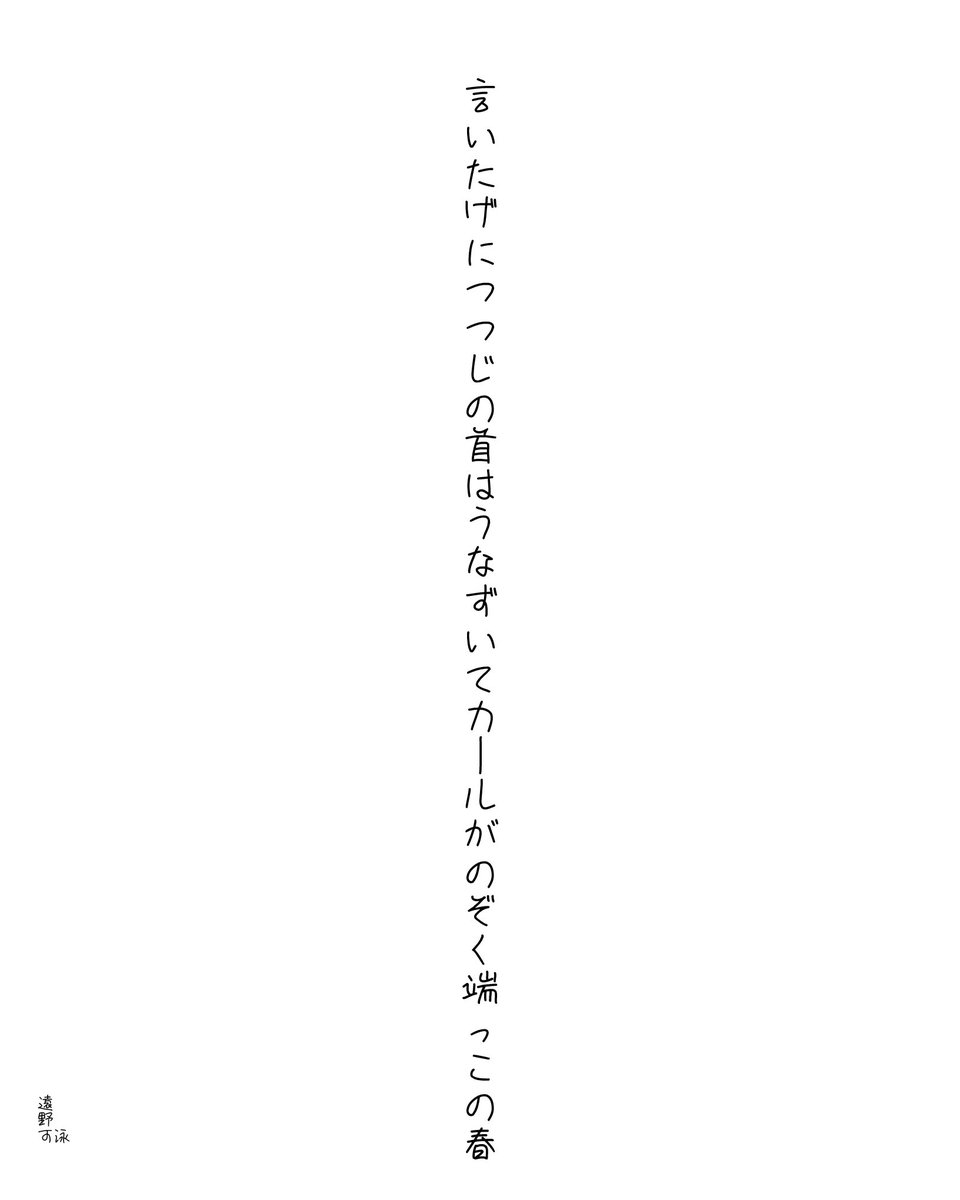 遠野可泳 tweet media