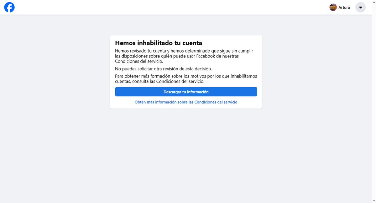 gatogl's tweet photo. La IA de @Meta me inhabilito mi pagina de @facebook no me deja apelar, simplemente me cerro la cuenta, cuando soy una persona real y la uso para mi negocio, le invertido en publicidad y tengo más de 10 años con mi página, y no es justo de que me inhabiliten... Continua... https://t.co/zxotF8T8Wl