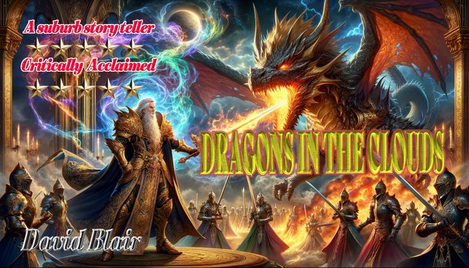 Davidblr777's tweet image. #BooksWorthReading #booklovers The Coffee Pot Book Club", Book of the Year Award 2019: "Dragons in the Clouds". Relive your childhoods imagination! Get your copy today. #writerscommunity #BookBoost #EpicFantasy