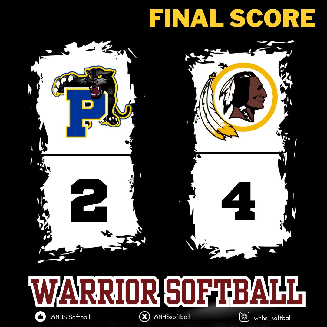 WNHSsoftball's tweet photo. ⭕️: Bass (W)
Sac: Pike 
2B: Harter, Kersey
💣: Harter
RBI’s: Harter (2), Pike, Page 
🥳: Kersey &amp; Harter with multiple hits https://t.co/D8eOJfUxav