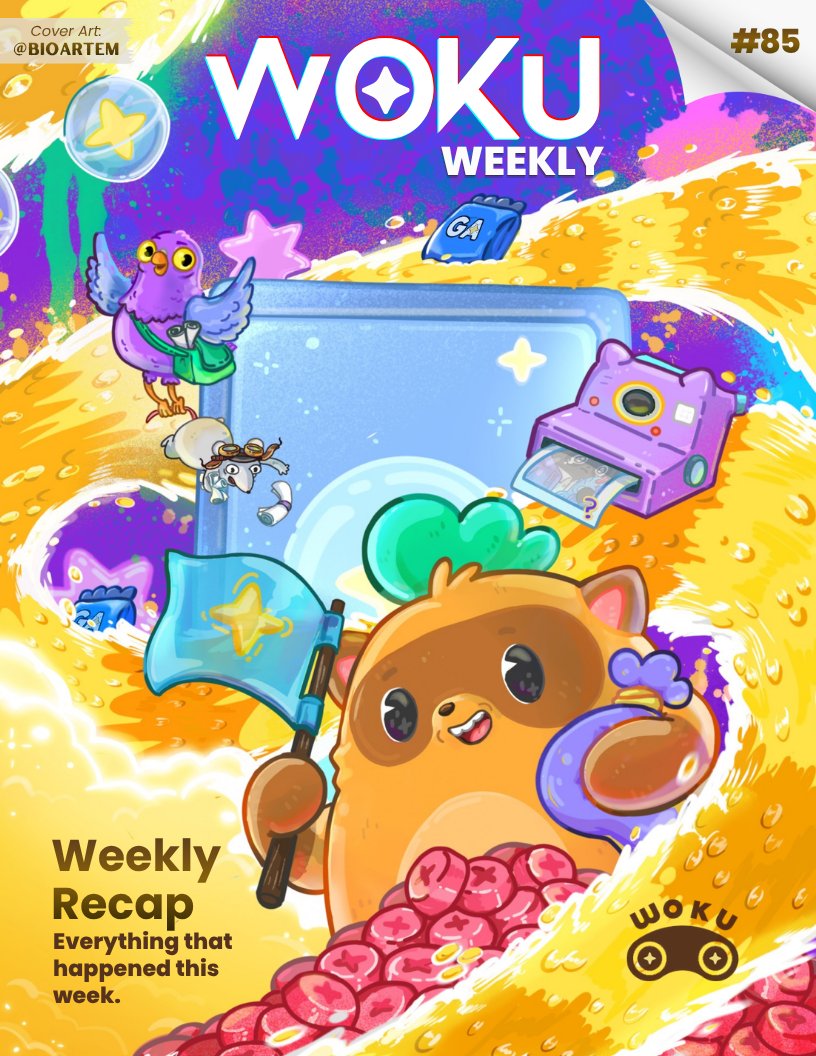 WokuWeekly's tweet photo. ✨WEEK 85 ISSUE INBOUND!✨

Another week, another Woku Weekly covering all the latest from the @Ronin_Network!🔥

Moku is SHIPPING: Club Boosts, Pack Battles, The Leaf Machine, Draft Mode🤯

All dropping very soon… 👀

Which one are you most excited for??? https://t.co/W0oRRDM1N0