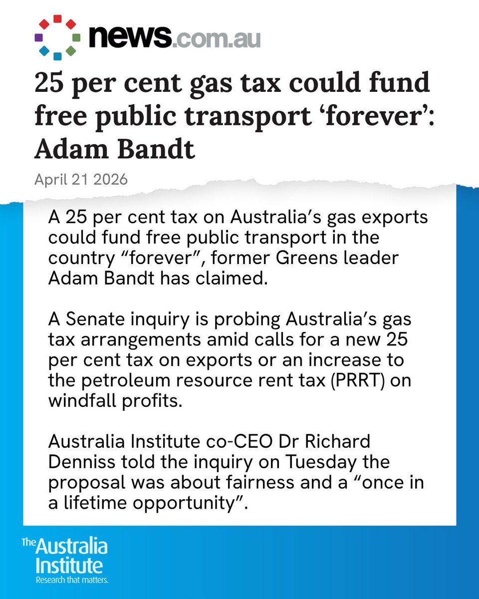 Australia Institute tweet media