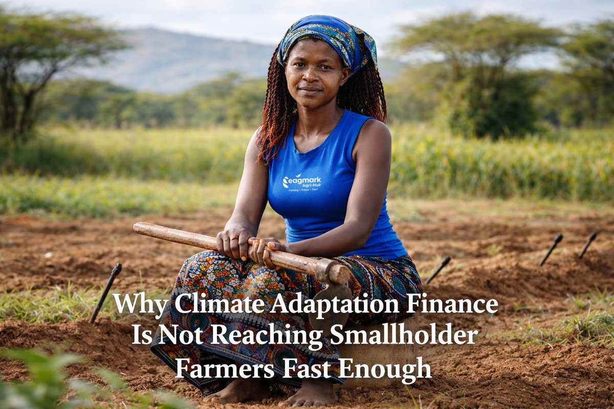 Developing countries need $212 billion a year by 2030 to adapt to climate change. Current flows are nowhere close.

A new report shows where the money is moving and where smallholder farmers are being left behind.

eagmark.net/go/uBFl7u

#ClimateFinance #SmallholderFarmers