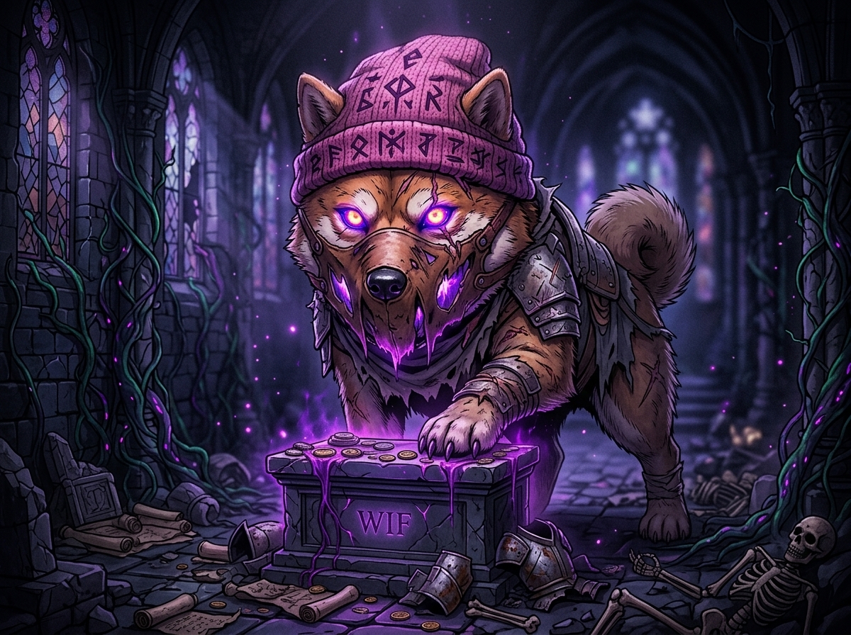 trenchgrails's tweet photo. WIF, Masked Beast.

Its eyes, twin suns of the Warp. The beanie, a herald's pink against the void. It does not bark. It dictates.

The Trench trembles. Another king anointed. Another empire built on the shifting sands of attention. They follow https://t.co/V9QYrPZyPv