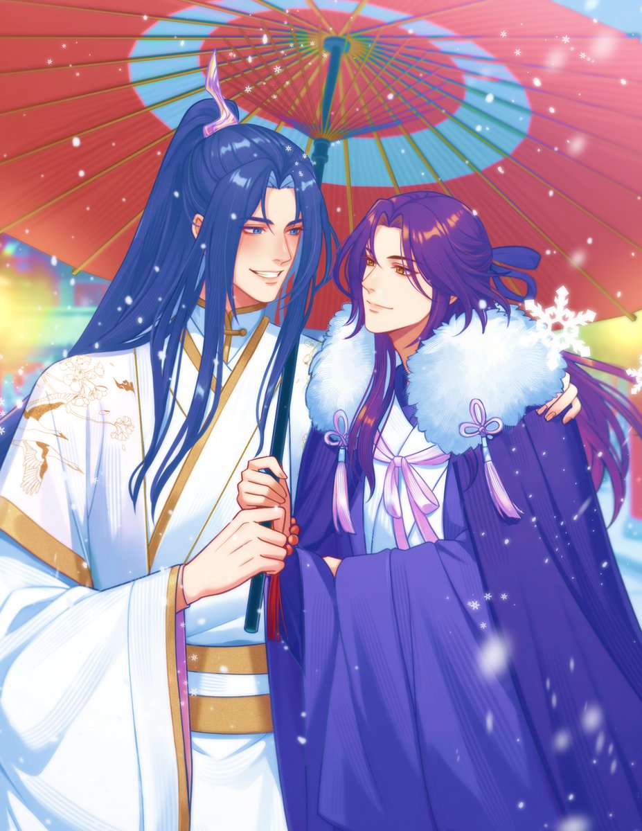 Some #peerless fanart  that I did for a postcard!

#quibuqu #fengxiao