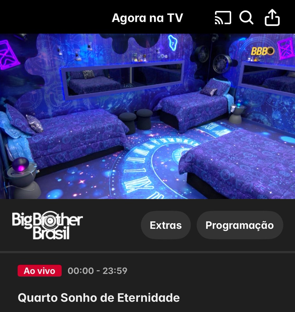 o quarto sonho de eternidade todo organizadinho pela tia milena agora tá vazio 💔 #BBB26
