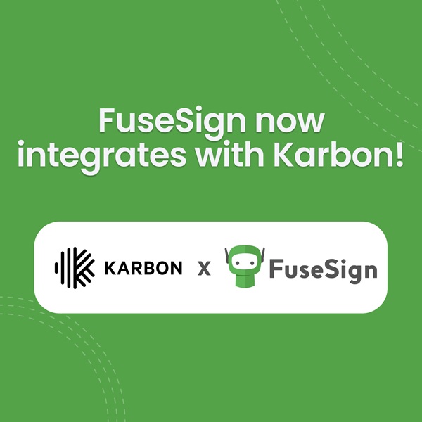 UKFinTechCo's tweet image. FuseSign integrates with @KarbonHQ to streamline e-signing for accounting firms

ukfintech.co/fusesign-integ… #australianfintech #ukfintech #fintech #fintechnews #financialtechnology #esigning #accounting #signatures