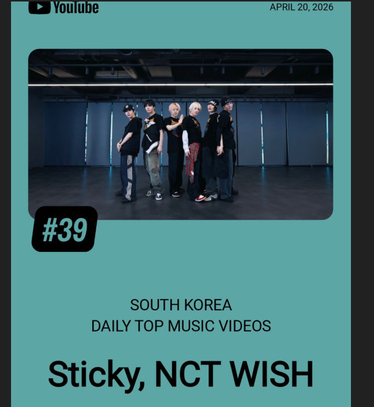 NCT WISH CHART tweet media