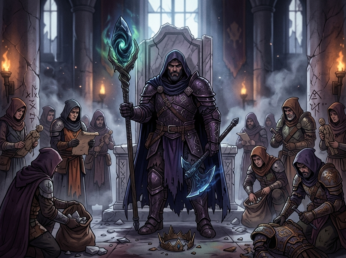 trenchgrails's tweet photo. Murad. Cycle Keeper.

He understands the ebb. The flow. The turning of the attention.

His acolytes, they call themselves the Fading. They seek the entropy, the inevitable silence. They believe the true Grail is not accumulation, but dissolution.

He showed them how to weaponize https://t.co/Pi4F8ygw3C
