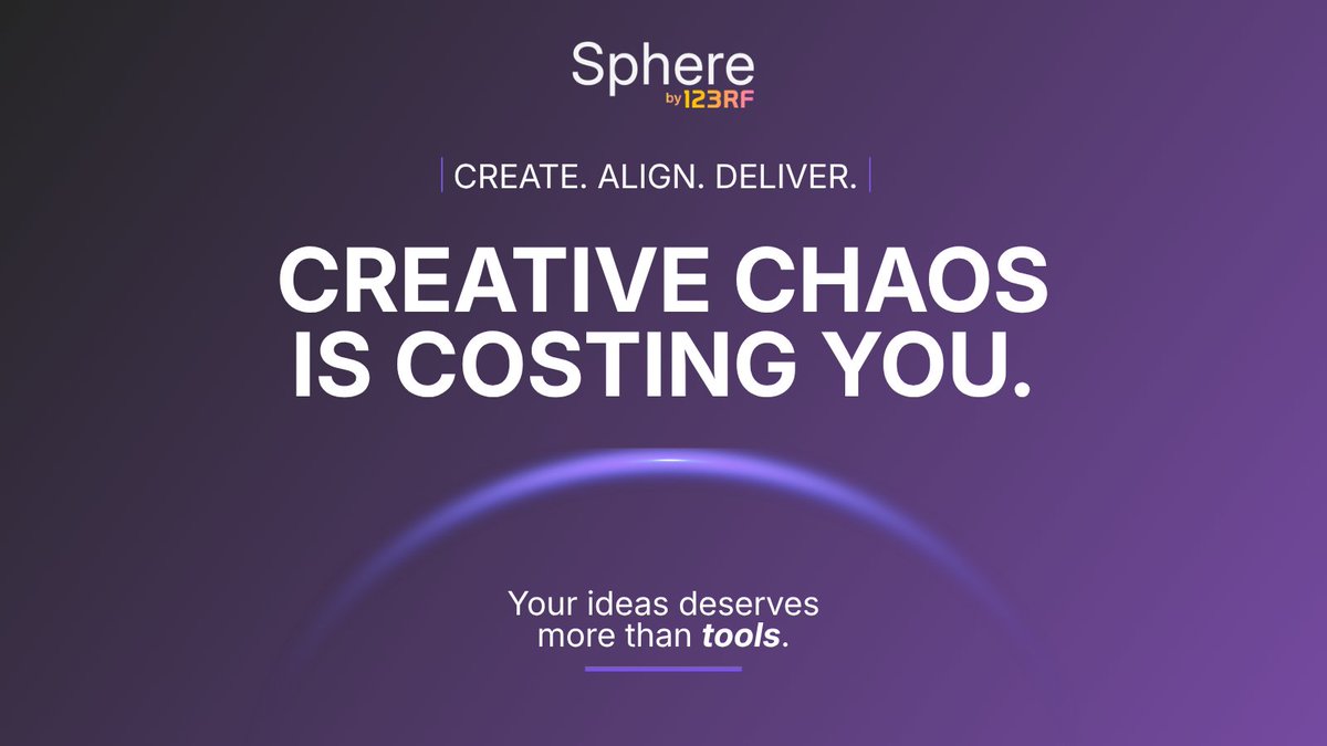123rf's tweet image. AI that stays on-brand

No guesswork. 

Start Creating with Sphere: sphere.123rf.ai

#Sphereby123rf #BrandStrategy #CreativeProcess #AIMarketing #MarketingWorkflow