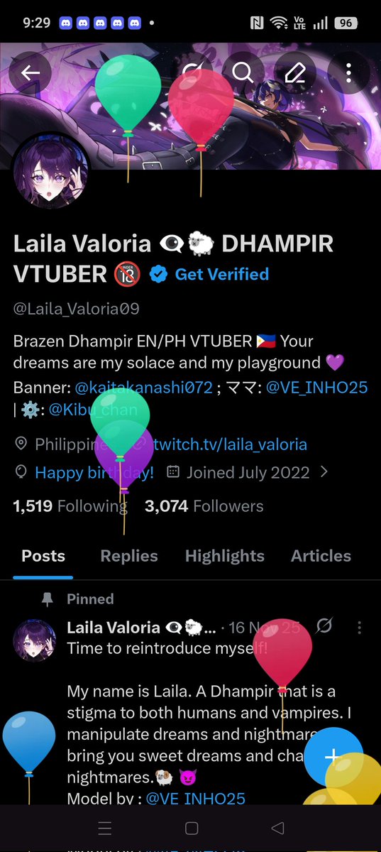 Laila Valoria 👁️‍🗨️🐑 DHAMPIR VTUBER 🔞 tweet media
