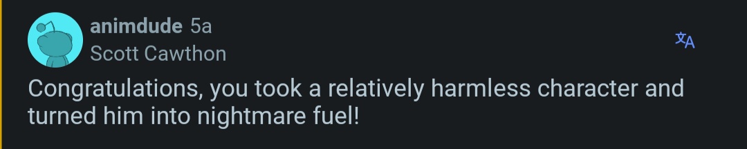 ThinkingFreddy's tweet photo. @S1mil0r @kanethecarter @bumble_bbgun Adding to the topic, Scott Cawthon referred to Lollbit as "him" in this Reddit reply. 

And the instance where Lolbit was referred to as "her" was removed in The Ultimate Guide. https://t.co/KGvRvDD8m6