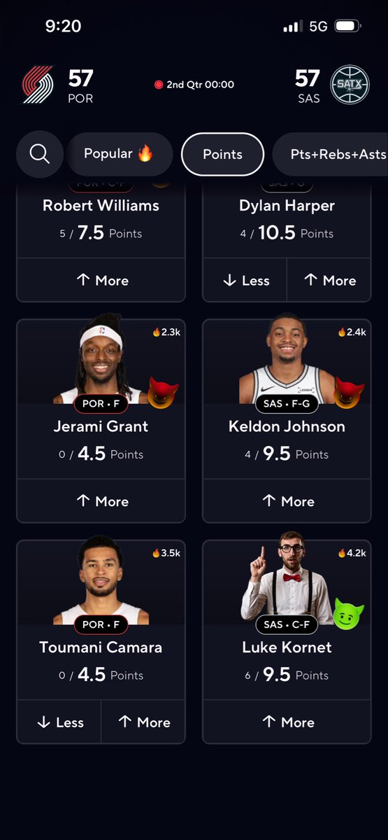 DDJ_1996's tweet photo. Can someone tell me why this is Luke Kornet picture on #Prizepicks cause I’m crying right now 🤣🤣🤣 #Spurs #Trailblazers #NBA #NBAPlayoffs #betting https://t.co/WYAA2D4MtX