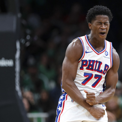 Rookies since 1980 to put up 30+ points and 10+ rebounds in a playoff game

Tim Duncan
Alonzo Mourning
David Robinson
Hakeem Olajuwon
Jeff Ruland
Magic Johnson
Larry Bird
VJ EDGECOMBE