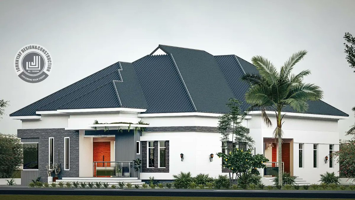 Architect_John1's tweet image. Modern 4Bedroom Bungalow

4 En-suite wide space Bedrooms 
Cross ventilated
Opened spacious living area to the dining
Kitchen space with an island
Store
Laundry space 
Couple with Beautiful facade.

Johnnyjaydesign&amp;amp;construction.Nig.LtdWhatsapp/call_ +2348066308551
#architecture