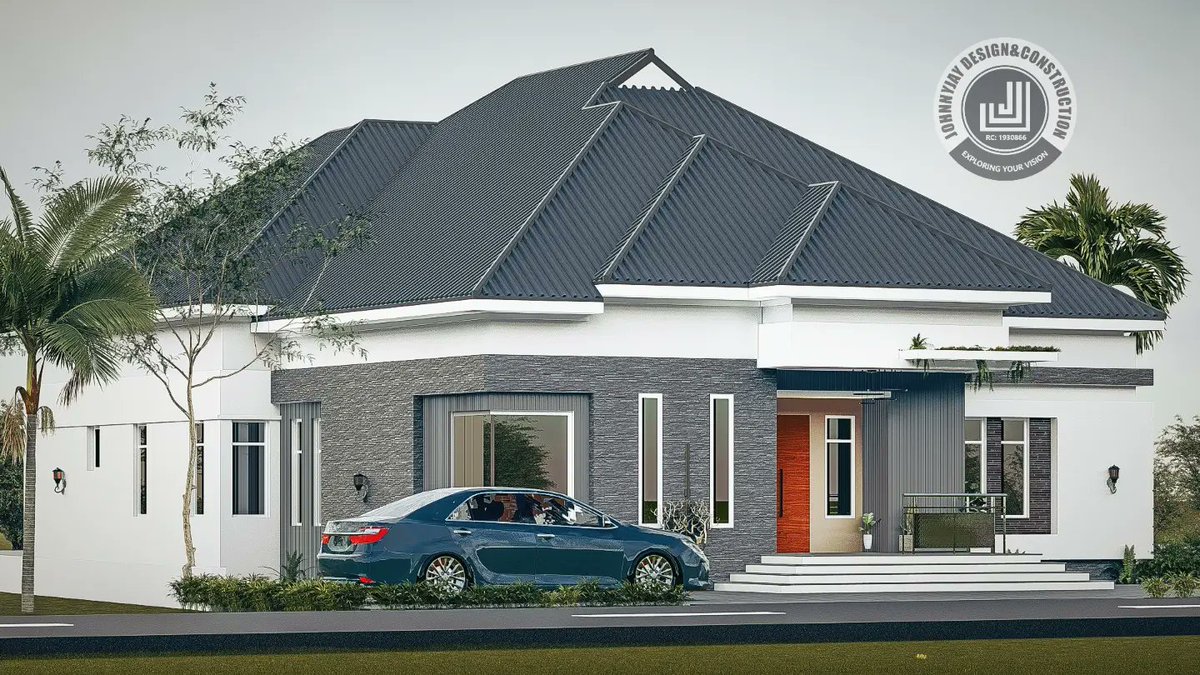 Architect_John1's tweet image. Modern 4Bedroom Bungalow

4 En-suite wide space Bedrooms 
Cross ventilated
Opened spacious living area to the dining
Kitchen space with an island
Store
Laundry space 
Couple with Beautiful facade.

Johnnyjaydesign&amp;amp;construction.Nig.LtdWhatsapp/call_ +2348066308551
#architecture