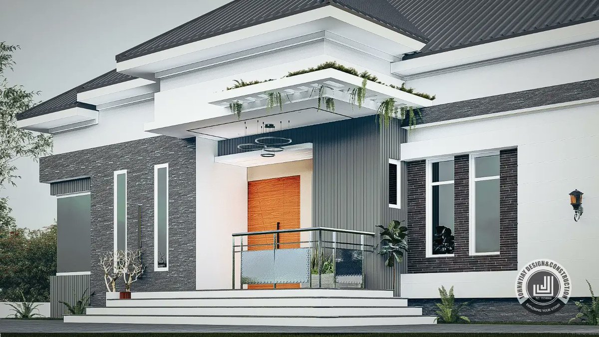 Architect_John1's tweet image. Modern 4Bedroom Bungalow

4 En-suite wide space Bedrooms 
Cross ventilated
Opened spacious living area to the dining
Kitchen space with an island
Store
Laundry space 
Couple with Beautiful facade.

Johnnyjaydesign&amp;amp;construction.Nig.LtdWhatsapp/call_ +2348066308551
#architecture