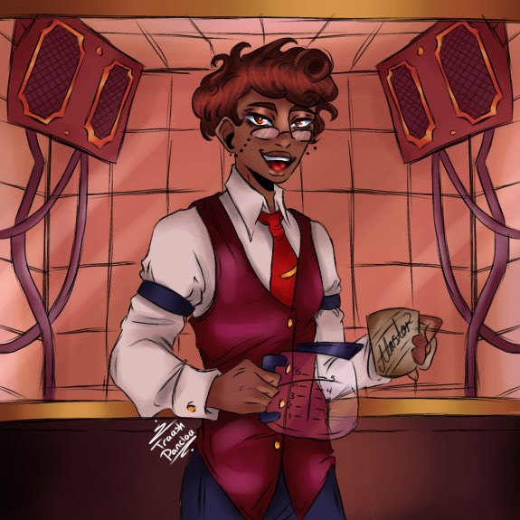 PaandaTraash's tweet image. You're so obsessed with me. 📻
#alastor #hazbinhotel