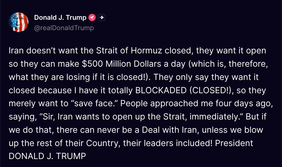 Fan Donald J. Trump 🇺🇸 TRUTH POSTS tweet media