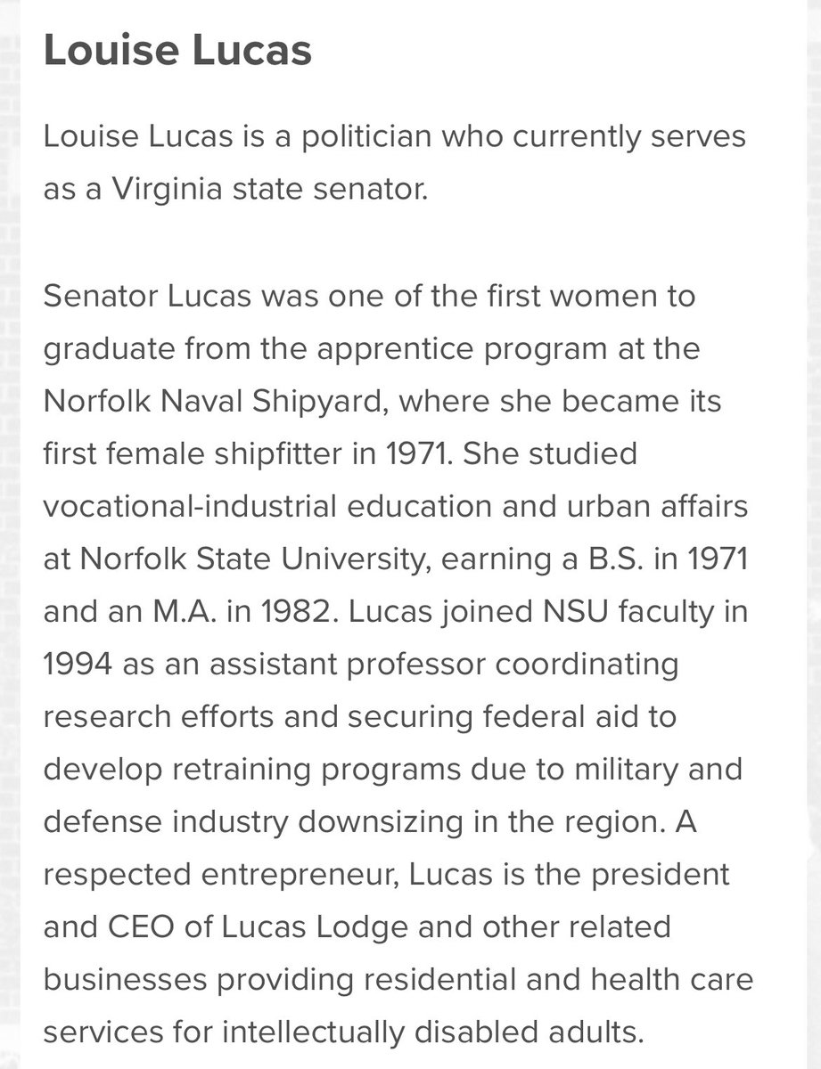 yardtalkhbcu's tweet image. Of course our good Sis @SenLouiseLucas is a Norfolk State University graduate!!! #HBCUs