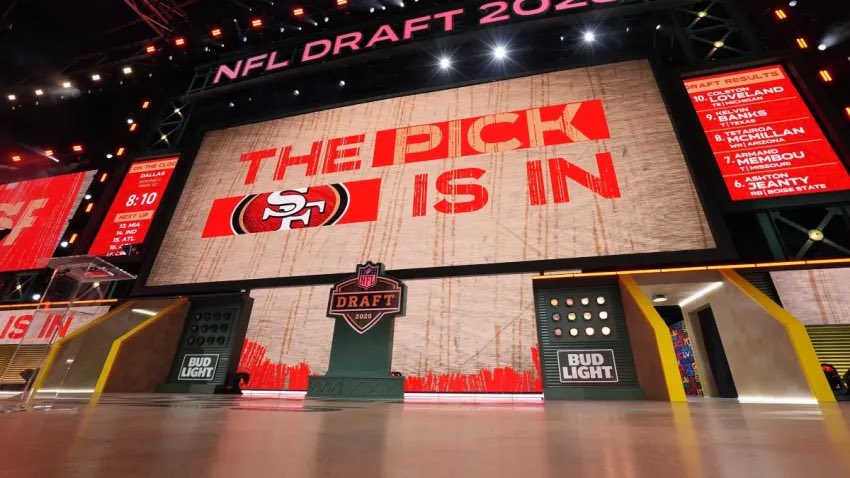 49ers_Access's tweet image. I’m excited to announce I’ll be back on @957thegame covering the 2026 NFL Draft for the 3rd straight year!

Can’t wait to share the mic, breakdown each pick, talk to the people and enjoy with the rest of the #49ers Faithful!

Coverage begins at 6pm on Thursday!

Don’t miss it🫵