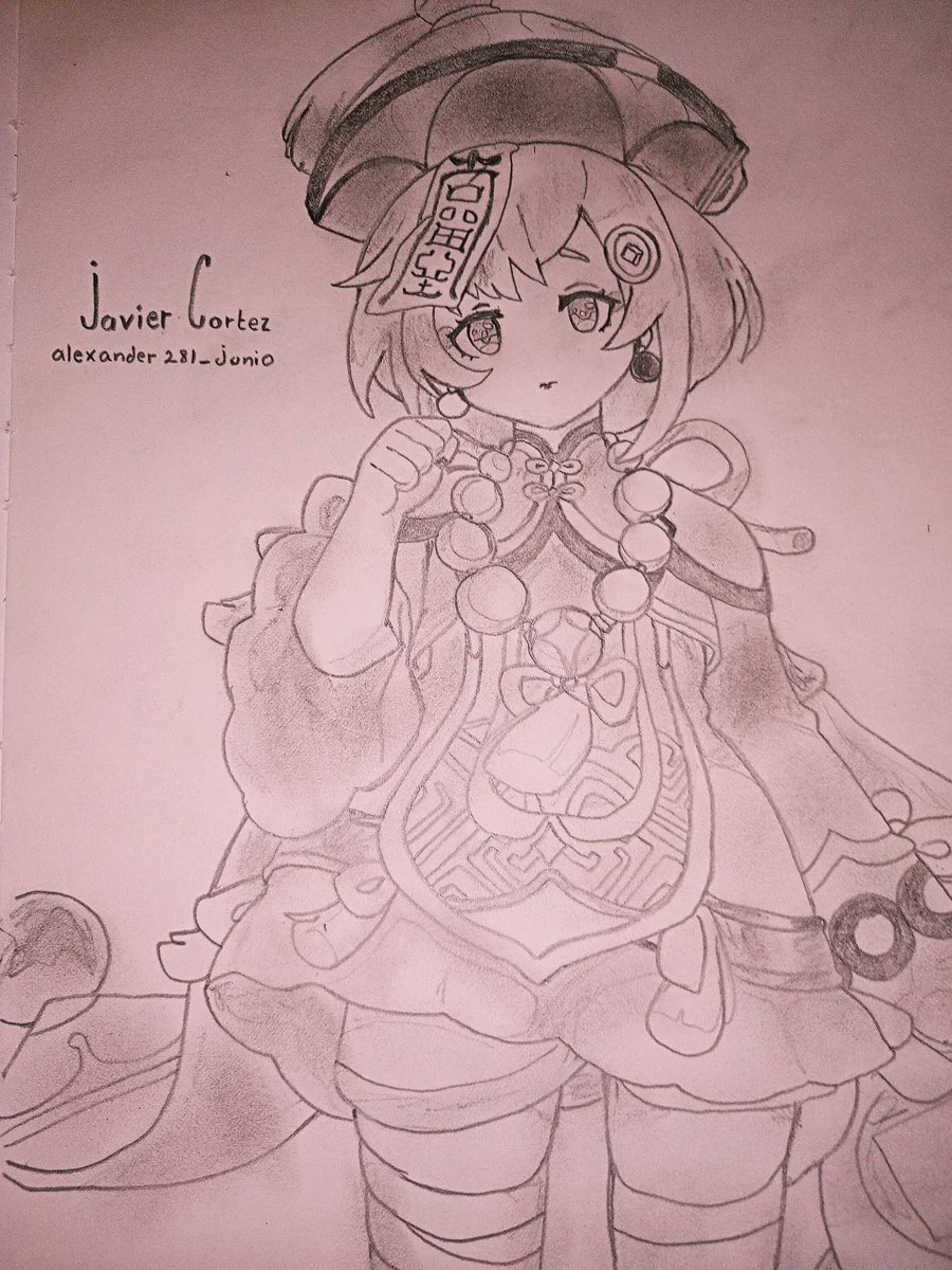 JavoRodrig30855's tweet photo. Qiqi de Genshin Impact. #genshinimpact #genshinimpactfanart #genshinimpactespañol #qiqi #videojuegos #dibujoamano #dibujos #dibujoalapiz #dibujo #dibujosalápiz #dibujosamano https://t.co/ju23LeRfwg