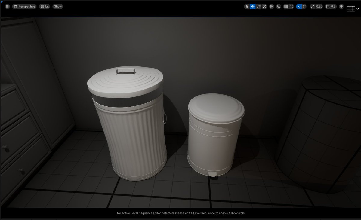 LazyOmarZ's tweet photo. replaced the trash can with another type of trash can to fit the Environment vibe 
#b3d #gameart #3dart #UE5 https://t.co/kjPuto4NsP