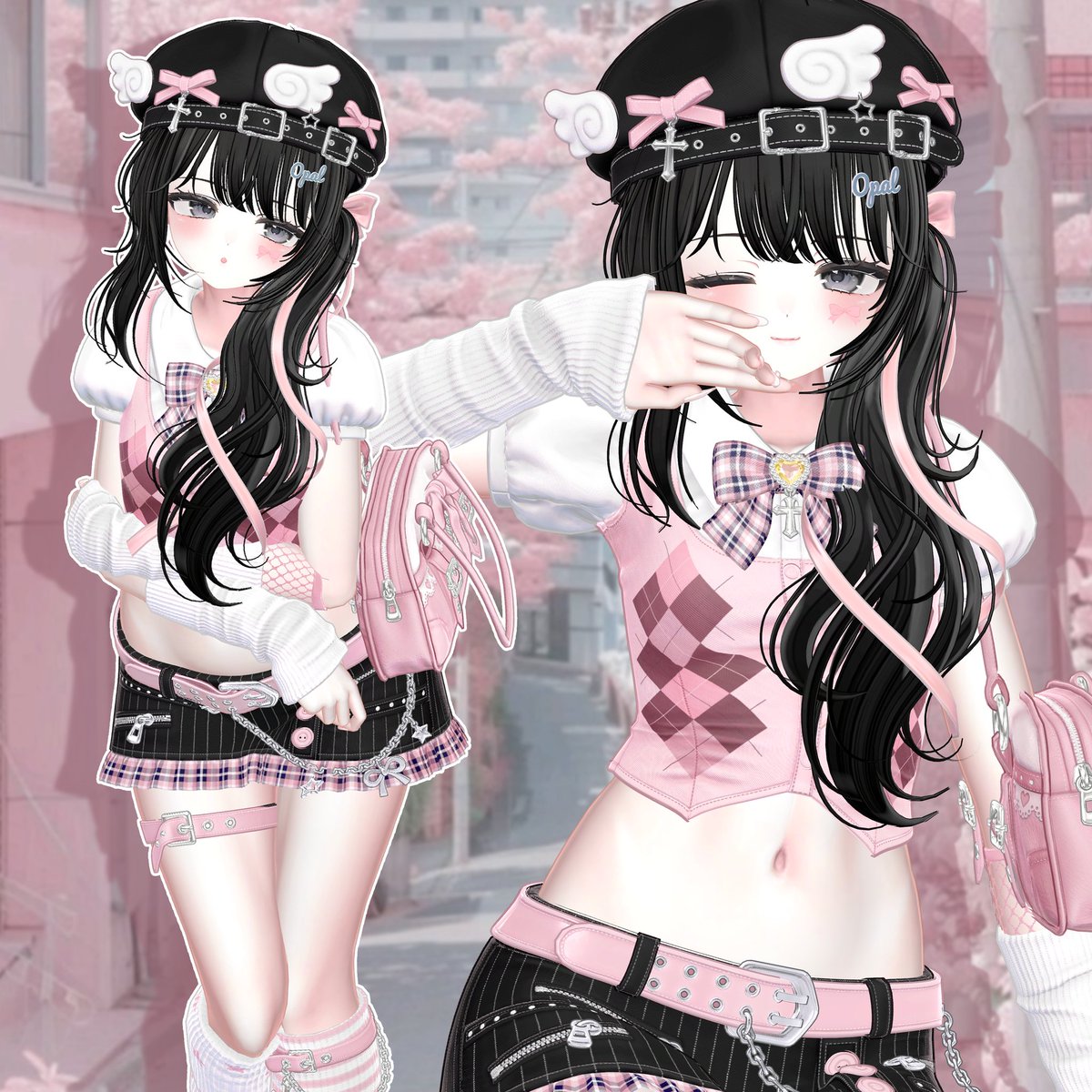 ❝ 리본이 여기저기 쫑쫑ꔛꯁ.̮ꯁ🩷❞
.
.
🖤#NANAMO_VRC
🎀#SourFlavor_vrc