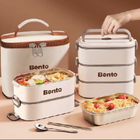 adani89559's tweet photo. Coba paket wadah bekal ini dari bento, harga 51ribu,dengen desain simple cukup buat bekal seharian bertingkat, cocok buat yang lagi aktivitas diluar 
#bekal https://t.co/K11YdYwg2G