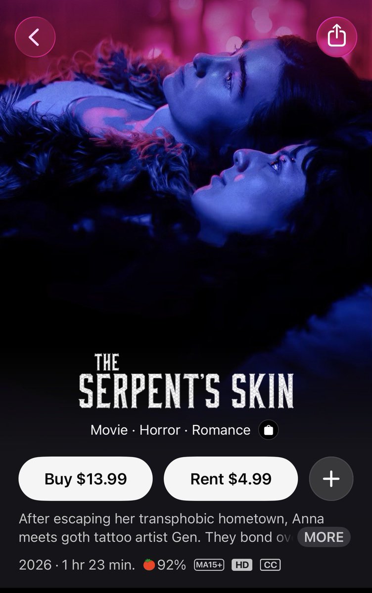 alicemaiomackay's tweet photo. Our movie is out now 🥰 https://t.co/GjpN1htKgv