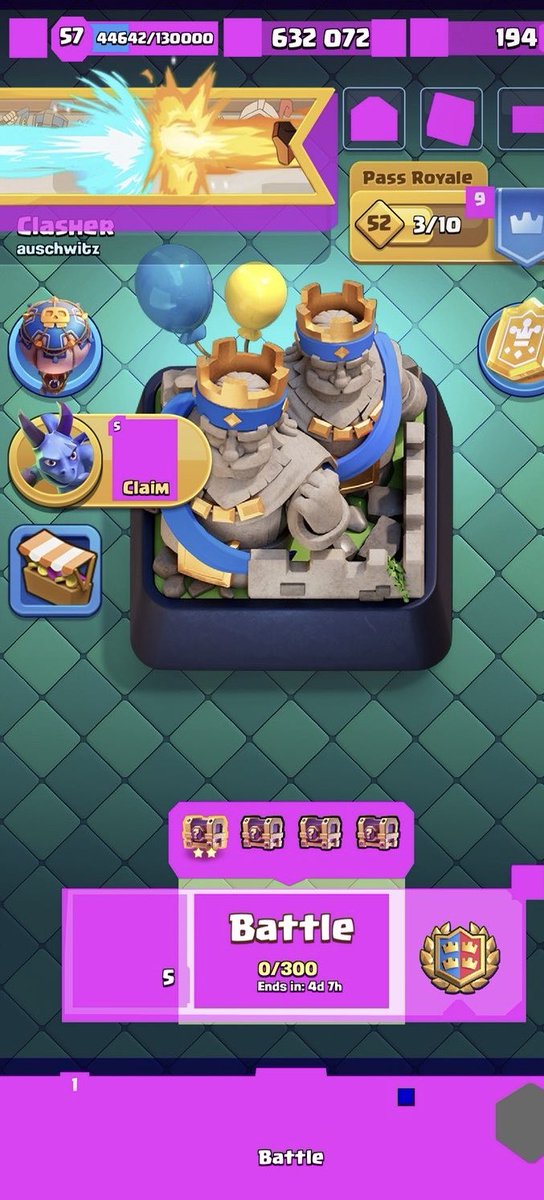 bunchofXTards's tweet photo. @ClashRoyale when will people learn that when you stop buying content, they make no money, more fixes. anyways what the fuck is wrong with my game😭😭 https://t.co/kOniBCAETJ