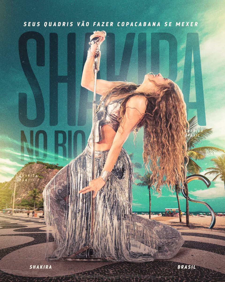 🇧🇷 | EXCLUSIVO: um membro da equipe de Shakira confirmou ao SBR que desembarca no Brasil no dia 29/04, reforçando a expectativa de que a Loba também chegue ao país nessa mesma data.

Tá chegando. Quem aí já está na contagem regressiva? 🐺🔥