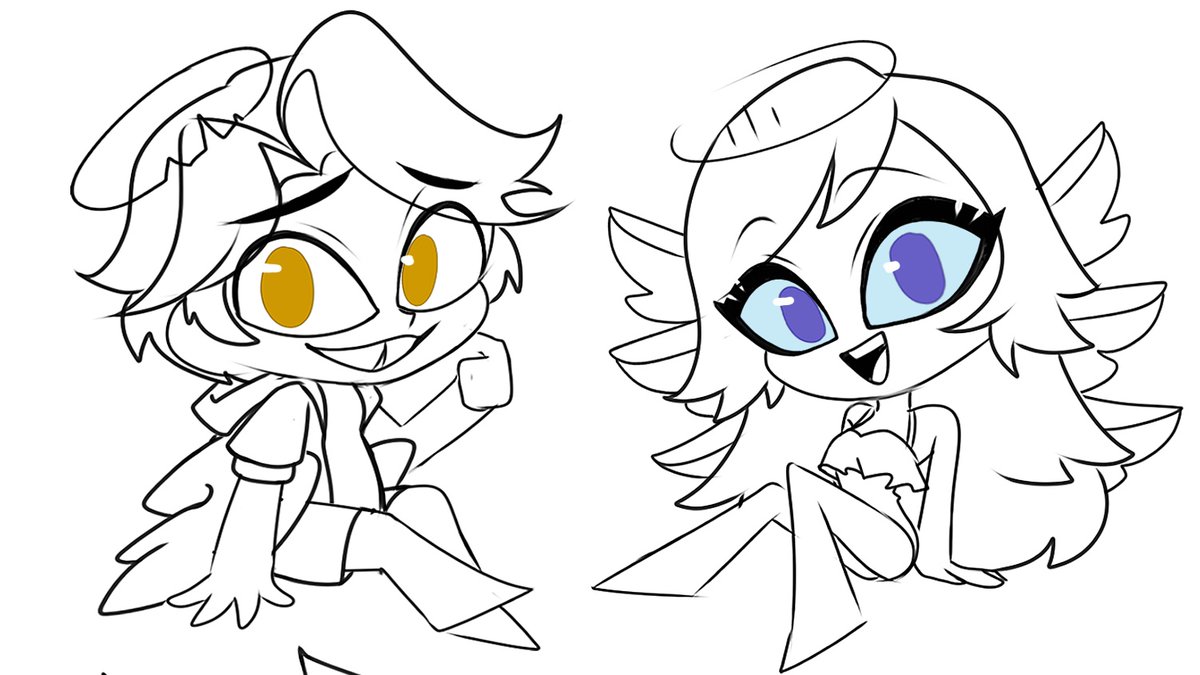 kamotaku_'s tweet photo. He don't know what to do with allat #serapherd #wip https://t.co/HUyBx79xPu