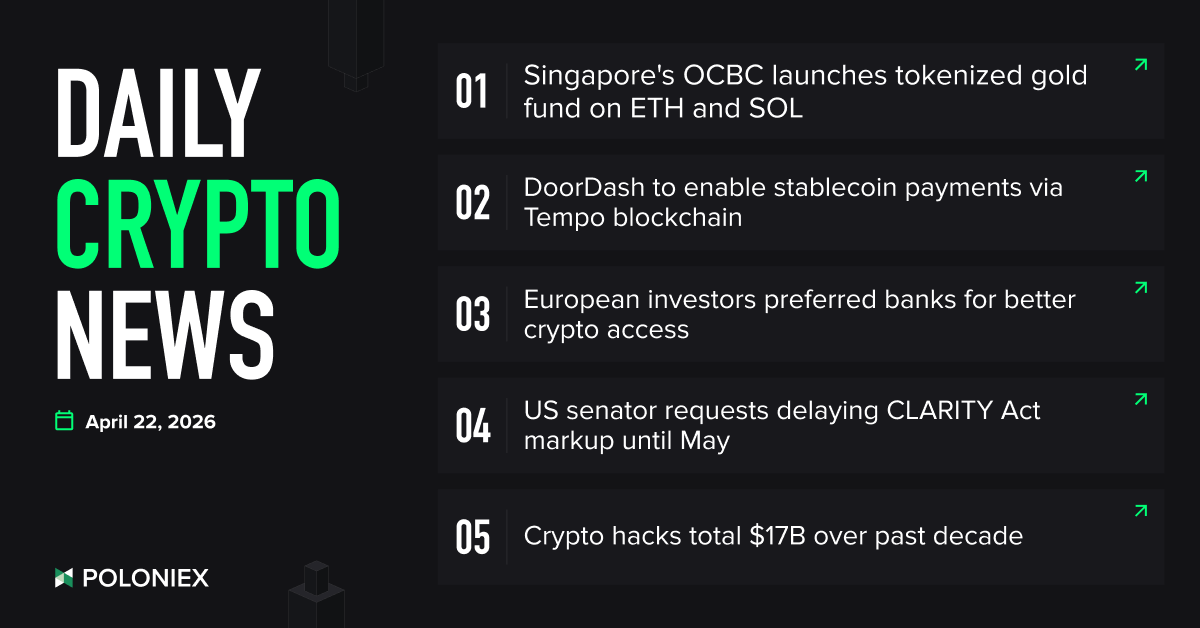 Poloniex's tweet image. Daily Blockchain News | Apr 22

📢 Catch up with the latest crypto trends and trade smarter with ZERO trading fees on Poloniex 🚀

#CryptoNews #PoloniexNEWS
