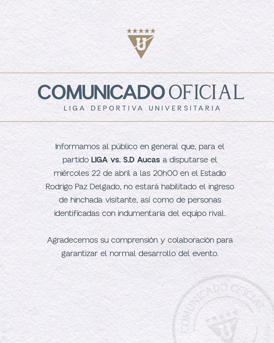 Clásico capitalino sin hinchada visitante en medio de la polémica por el calendario.
deporvito.com/clasico-capita…