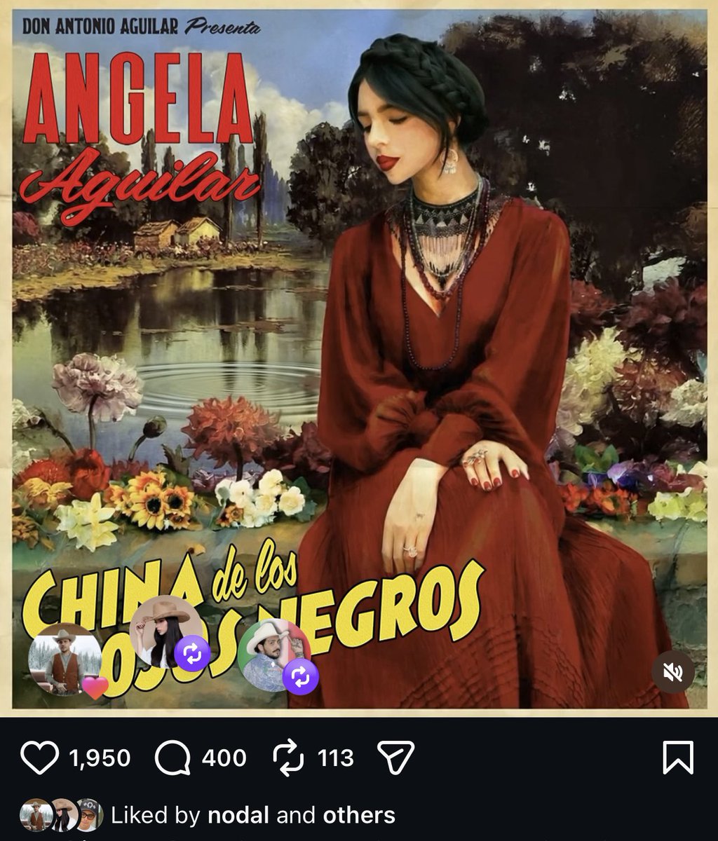 Christian apoyando la nueva cancion de su esposa Angela Aguilar  ❤️..
