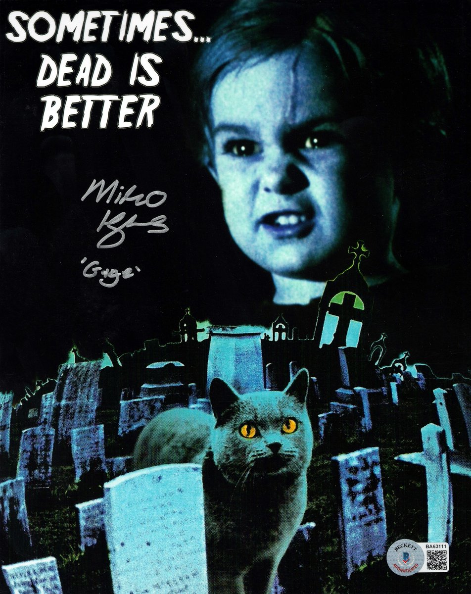 staytoonedfolks's tweet photo. @StephenKing’s “Pet Sematary”, directed by @TheMaryLambert, and starring Dale Midkiff, @TheDeniseCrosby, @blazeberdahl, Fred Gwynne, Andrew Hubatsek, @BradGreenquist & @MikoHughes, was released OTD in 1989.
Miko autograph from BAM! Box is from our collection.
#PetSematary #BAMBox https://t.co/U3P3XVNBWv