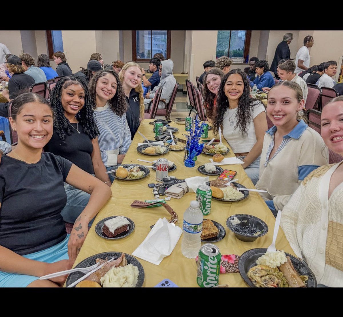 MU_PlymouthWBB's tweet photo. Chargers WBB at the MU Ancilla athletics banquet tonight! Great to see the group back together again. ⚡️🏀⚡️ https://t.co/0R2nbyL9Os
