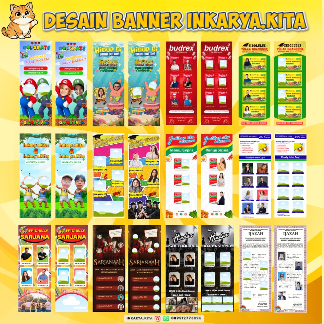 Open Jasa Desain Perjokian semua Tugas Umum 24 Jam tweet media