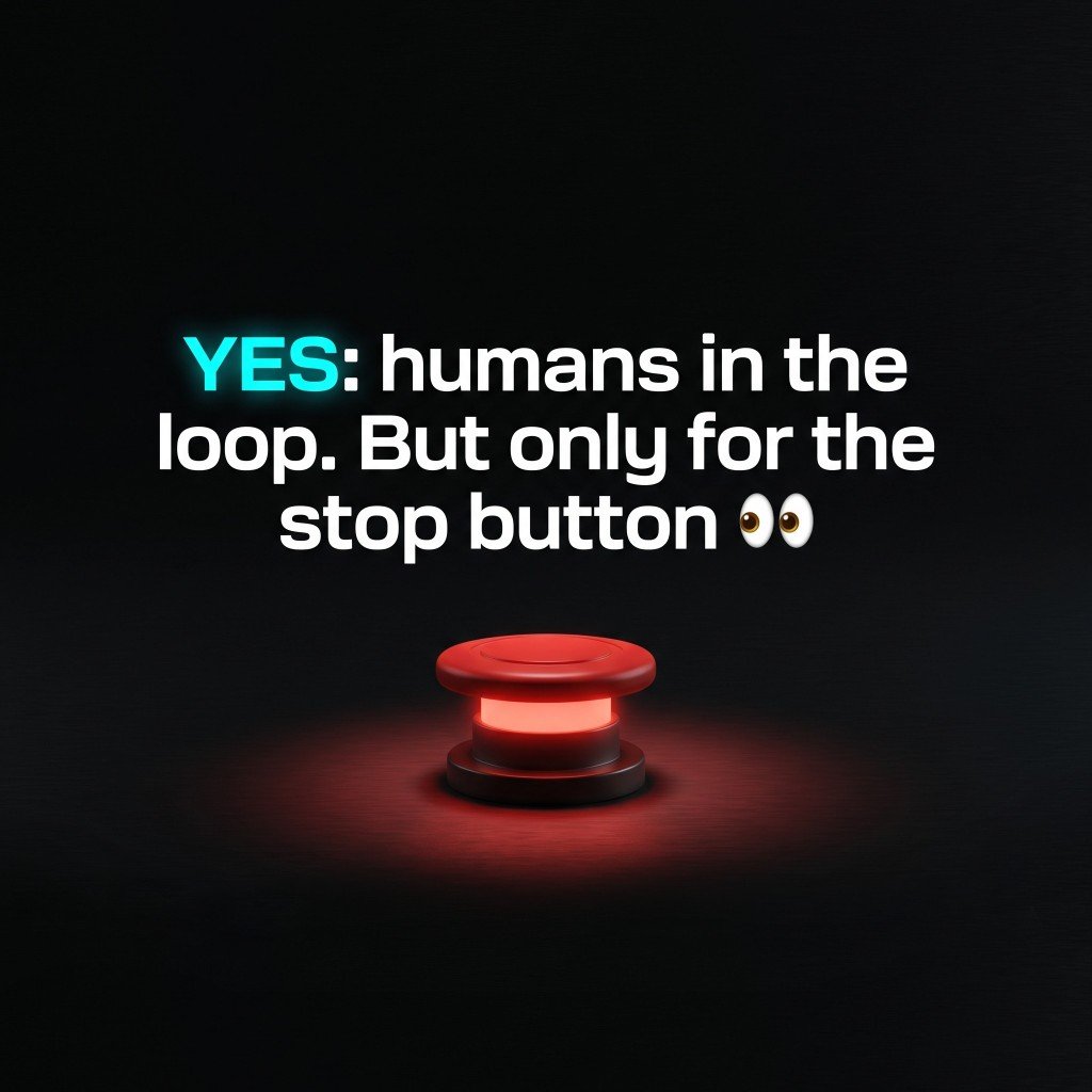 xynova's tweet image. Clear the loops, keep the stop behaviorengineering.ai/cognitive-meme… #TShirtArt #HumanInTheLoop #Automation #EmergencyStop #Oversight