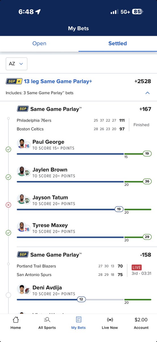 I ain’t gone lie, THIS is how you fuck up a parlay. I’m HOT!!!