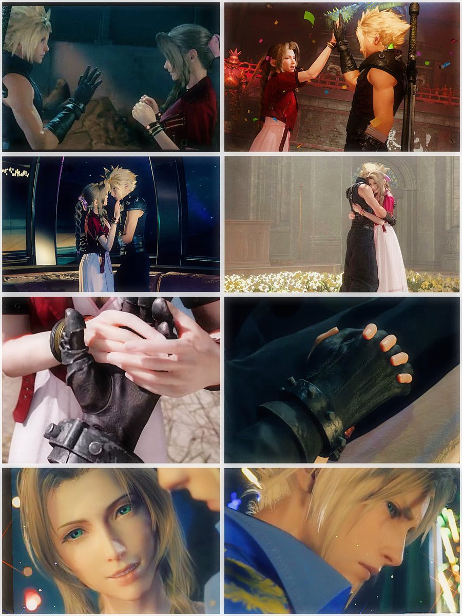There are a Total of 𝟕 𝐃𝐚𝐭𝐞𝐬 featured for Cloud and Aerith, starting on the Rooftops of Midgar in FF7 Remake, through to the Dream Date lavished onto the Tail End of FF7 Rebirth. 😌♥️‼️

Cloud literally enjoys 𝐄𝐯𝐞𝐫𝐲 𝐈𝐝𝐥𝐞 𝐌𝐨𝐦𝐞𝐧𝐭 𝐬𝐩𝐞𝐧𝐭 with Aerith. This