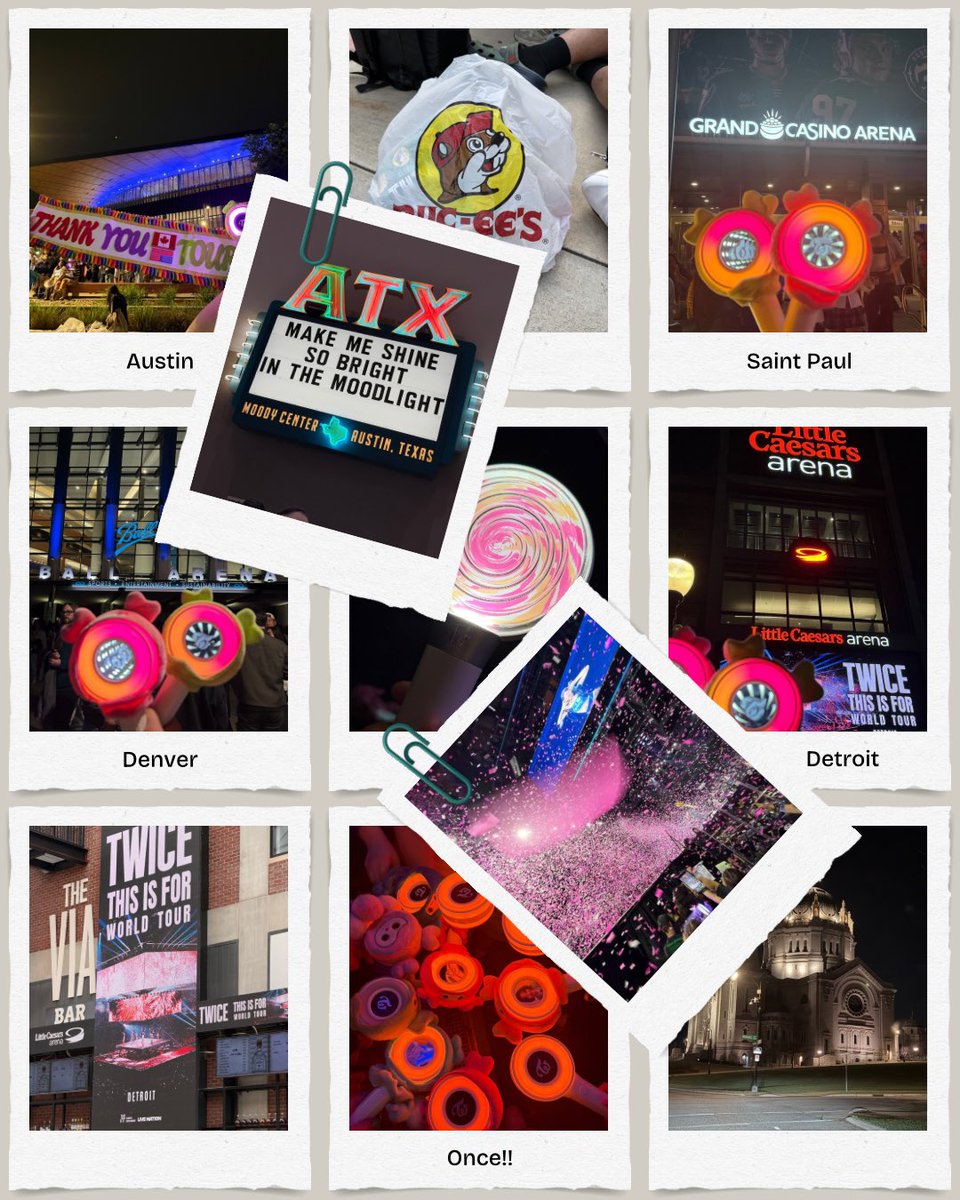 🇺🇸北米TOUR完🍭
慣れてることもあり、各都市間の移動にさほど負担を感じなかった西海岸中心のChap.1と比べてはるかに広域を巡ったChap.3は改めてTWICEちゃん達の存在の大きさ、そしてなにより、彼女たちの凄さを改めて肌で感じた。