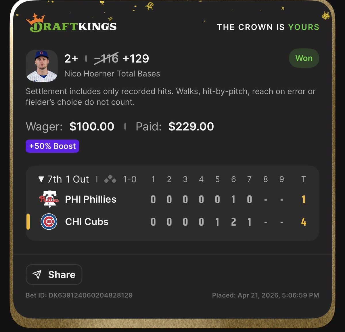saltybrutha's tweet photo. Your the man! @CodyBrownBets https://t.co/Y94BihApey
