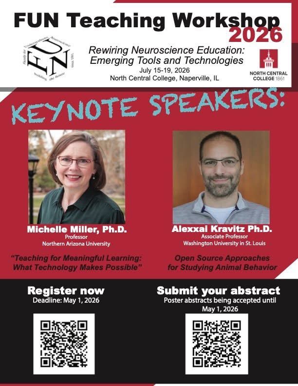 Faculty for Undergraduate Neuroscience tweet media