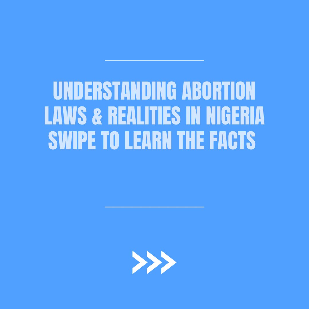 kraftedCode_ink's tweet image. The law is one thing. Reality is another.
Here’s what you need to know about abortion laws and lived experiences in Nigeria.

#LegalFacts #WomensHealthNG #EndTheStigma #SafeAbortion #awanaa #awannapamoja