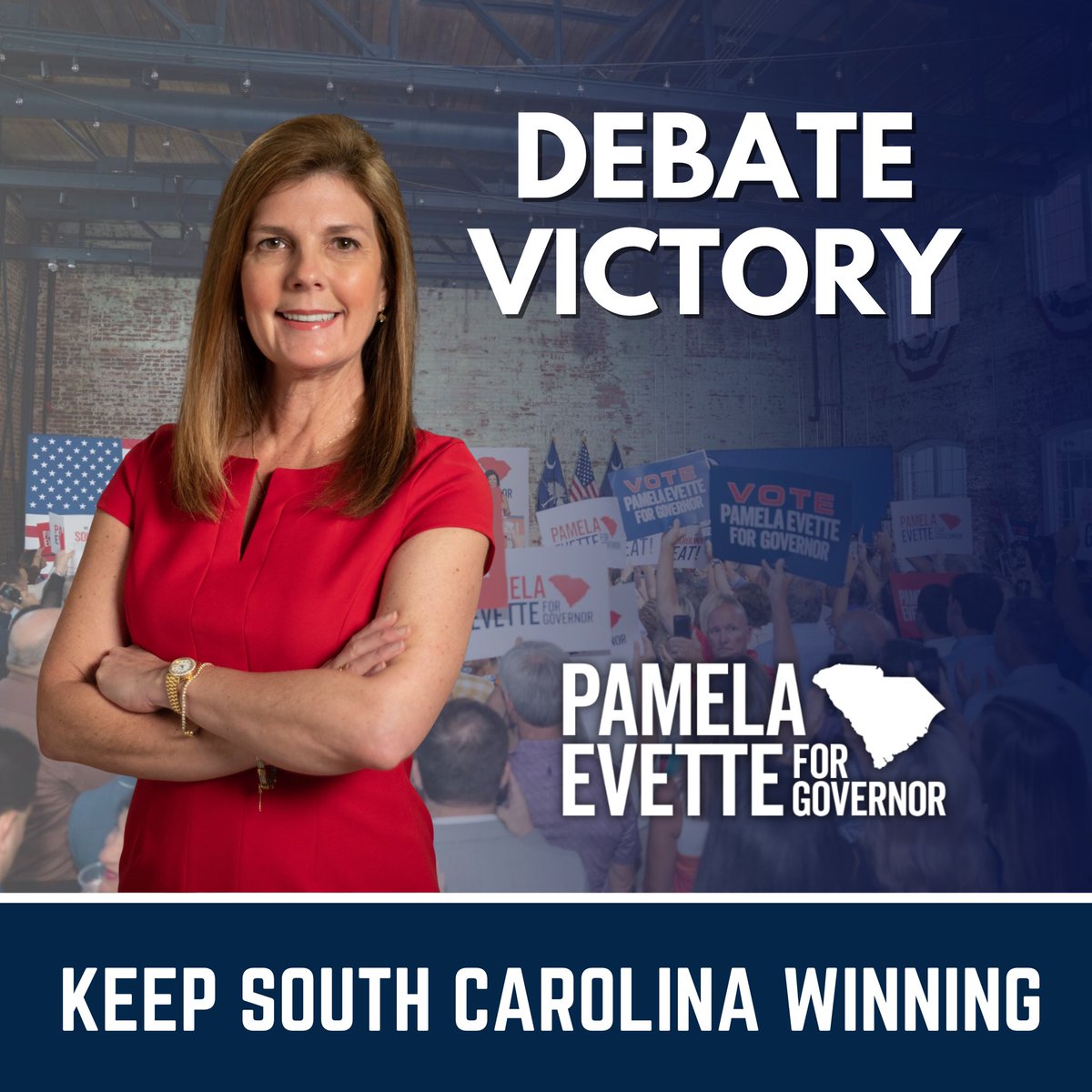 Lt. Gov. Pamela Evette tweet media